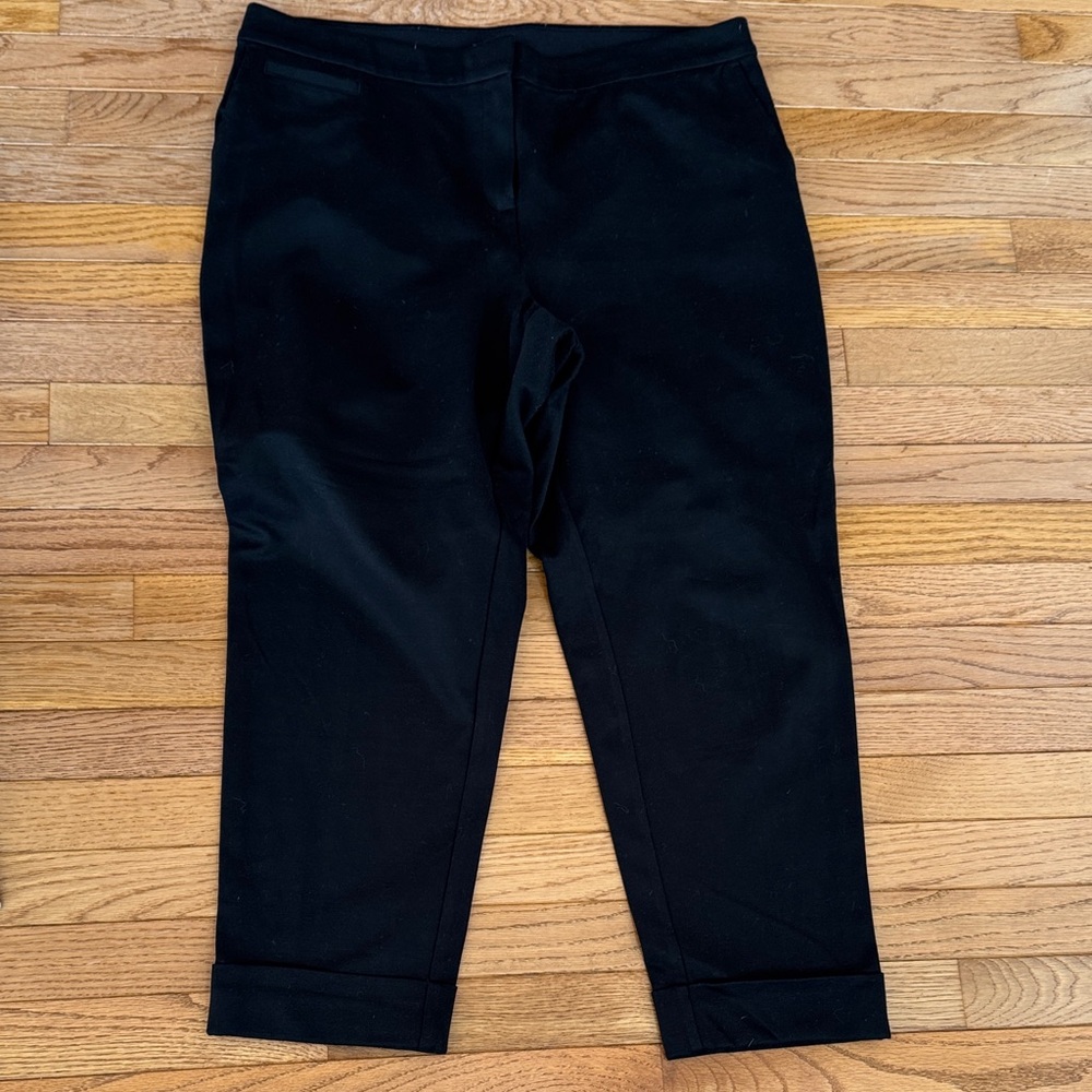 J. Jill Charcoal Cropped Pants